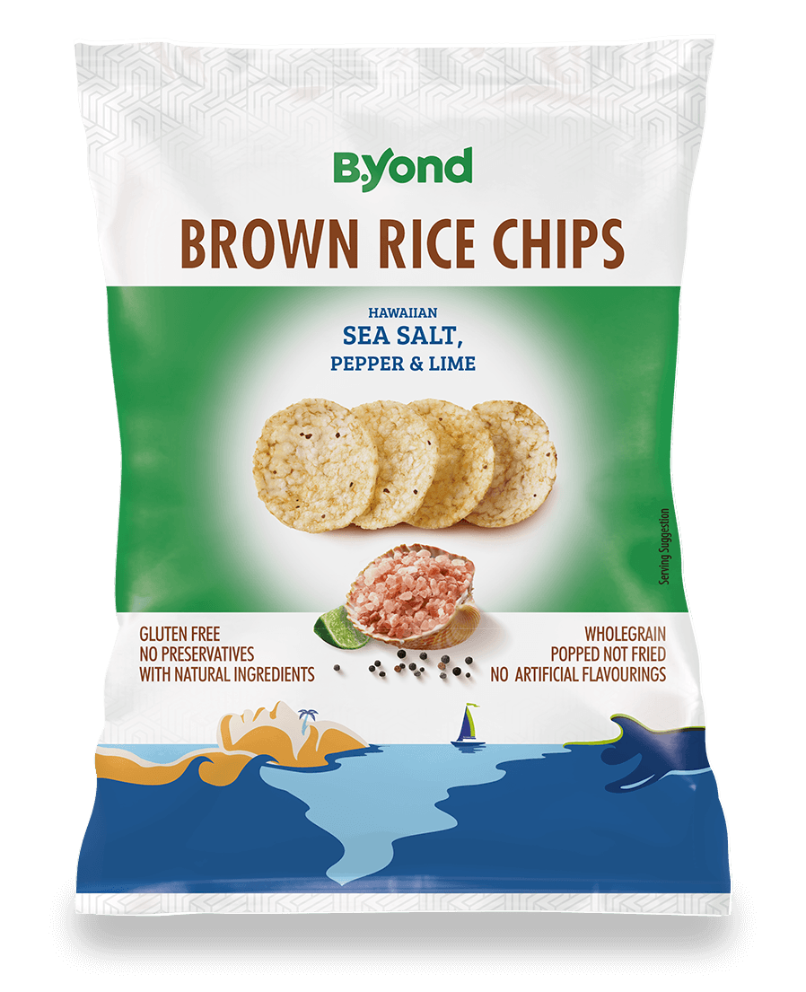 Byond Rice Chips Sea Salt 12x70 Grs 12