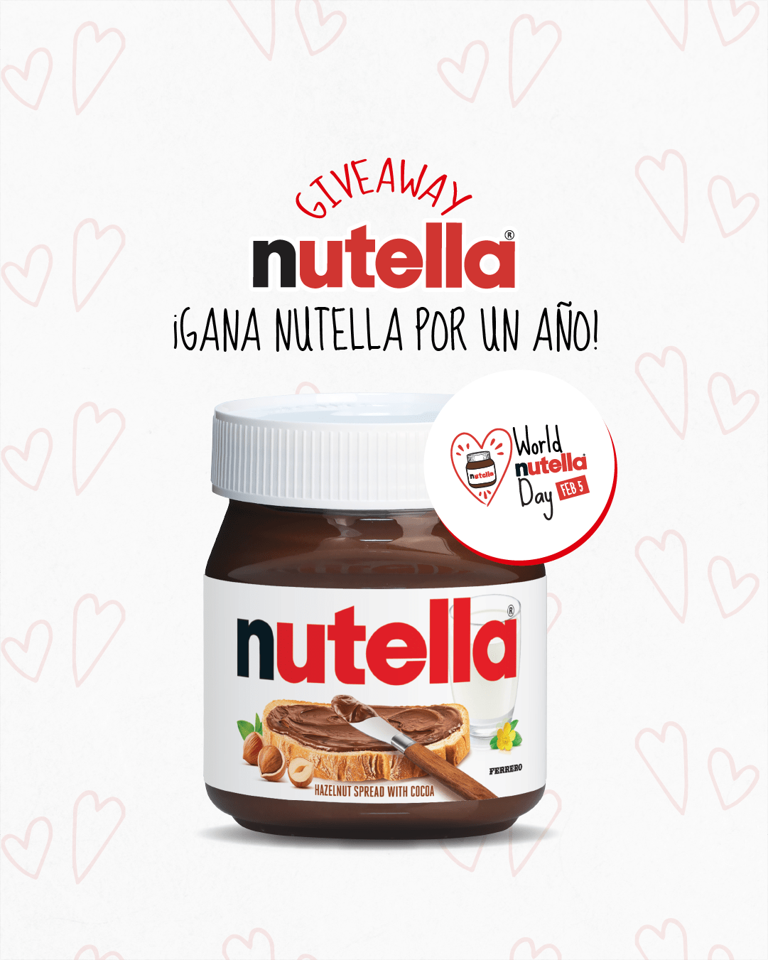 Giveaway Nutella Day Feed